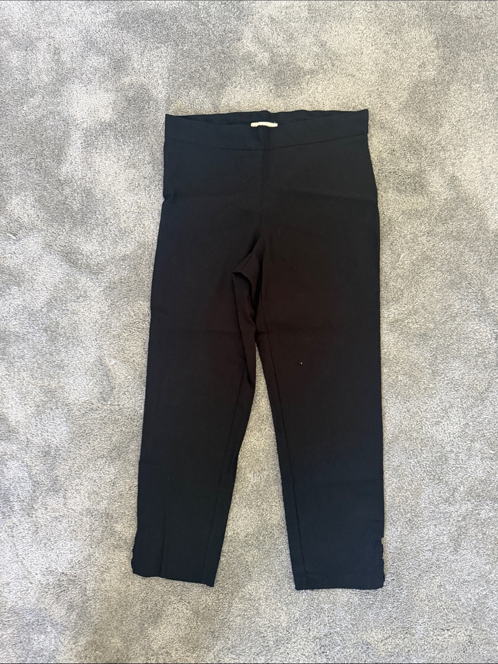 Retrology Women’s Classic relaxed fit Capri Pants Black size Large